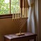 Vintiquewise Wall Mount 9-Branch Hanukkah Menorah, Mid-Century Elegant Illuminated Display, Decorative Judaica Accent and Meaningful Gift for Hanukkah Celebrations